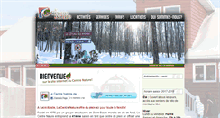 Desktop Screenshot of lecentrenature.com